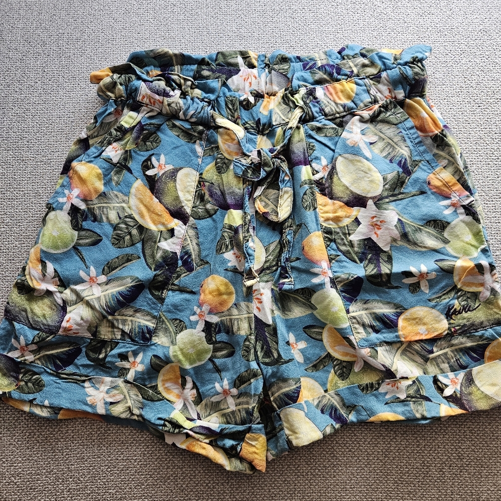 Kavu Citrus Print Shorts